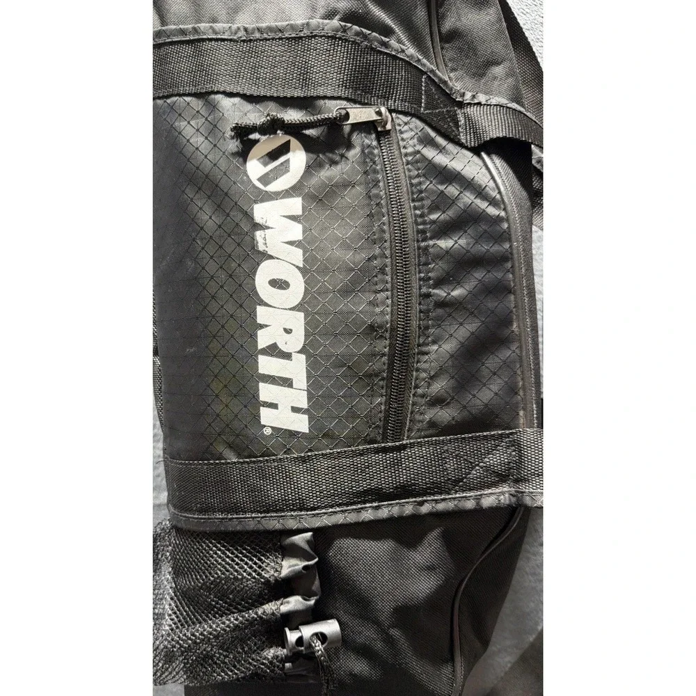 Worth Black Baseball / Softball Equipment Gear Bag. 36